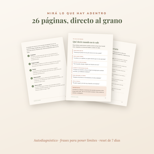 Protegé tu Energía — Guía + Reset de 7 días