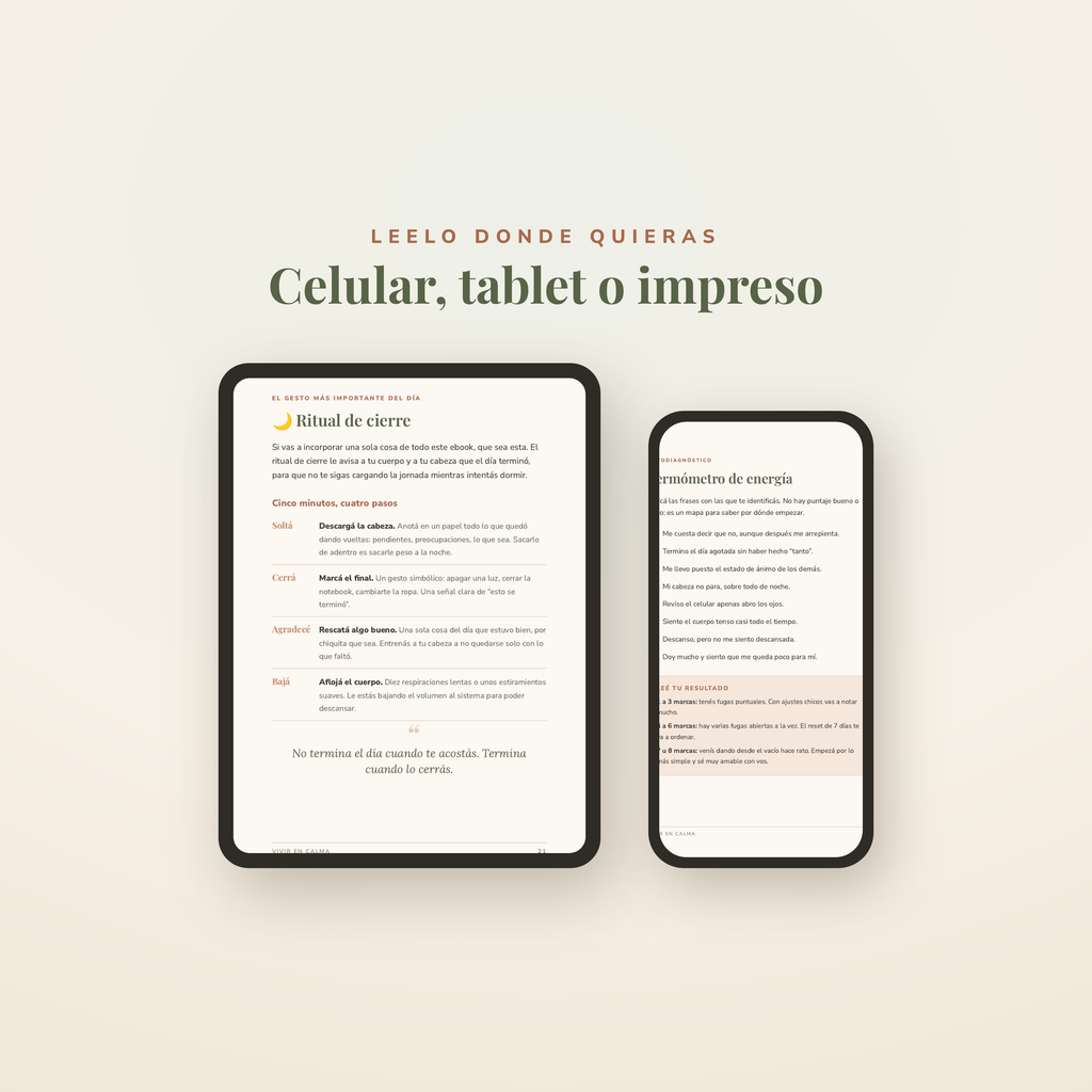 Protegé tu Energía — Guía + Reset de 7 días