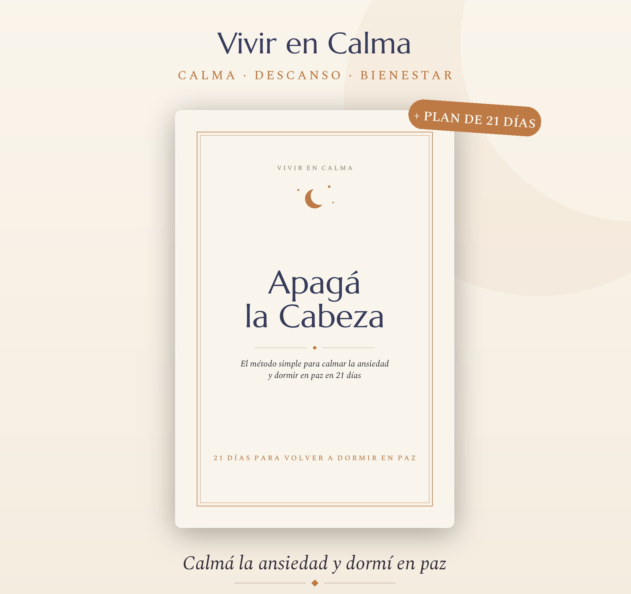 Apagá la Cabeza — Calmá la ansiedad y dormí en paz en 21 días